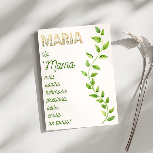 "Bella de Todas" Gold Foil Mother's Day Card