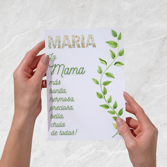 "Bella de Todas" Gold Foil Mother's Day Card