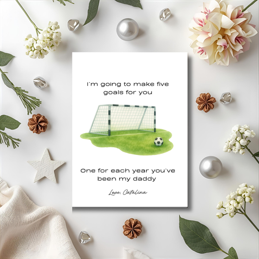 Soccer Dad, Father's Day Card