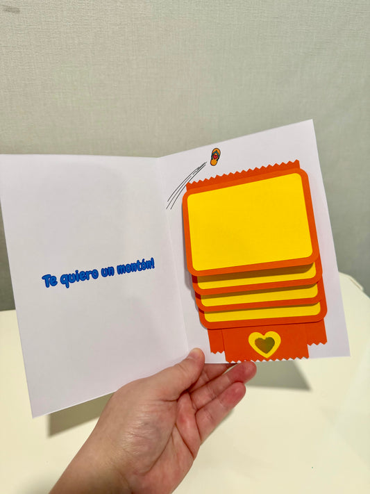 The "Gracias por los Chanclazos" Interactive Waterfall Card