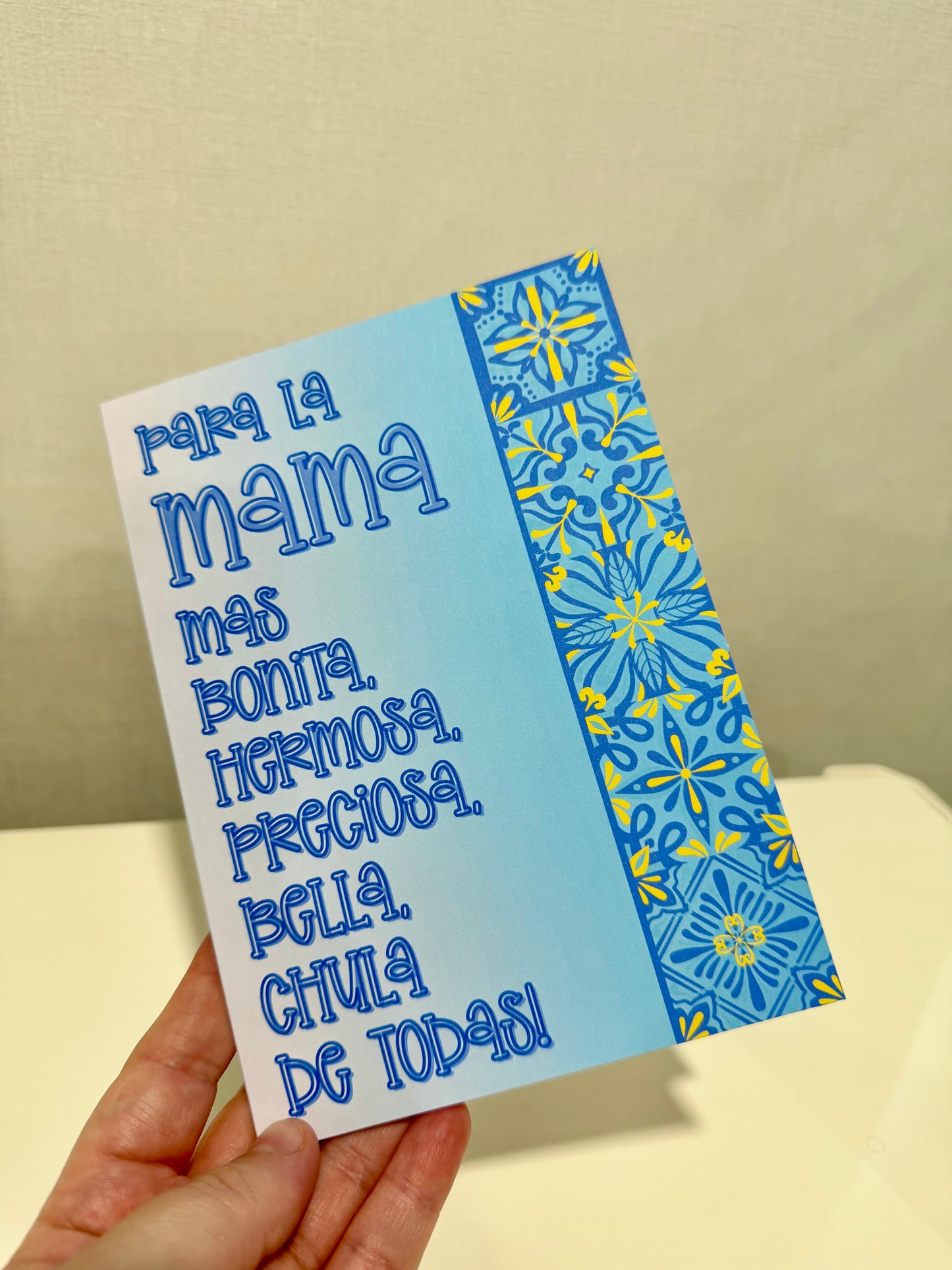 "La Más Bonita" Interactive Waterfall Mother’s Day Card